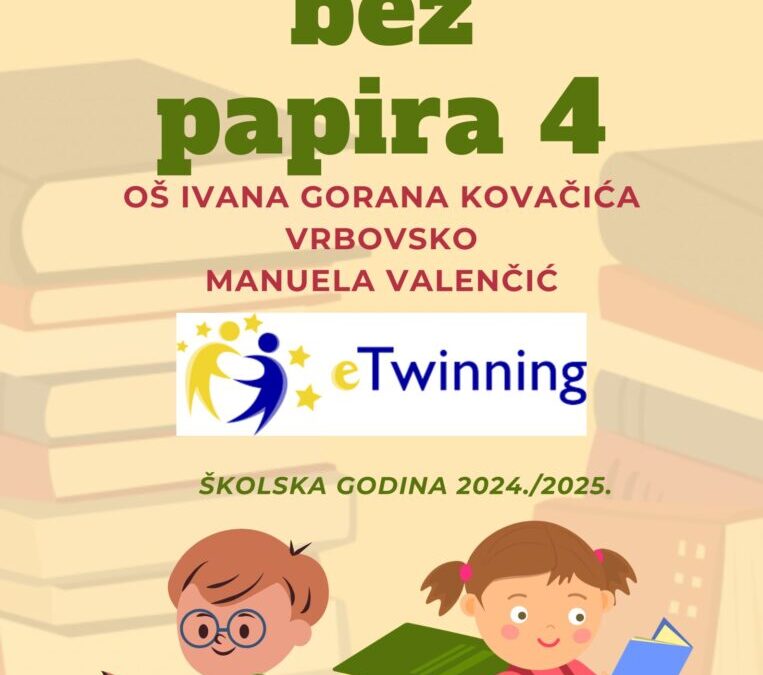 eTwinning projekt “Lektira bez papira 4”