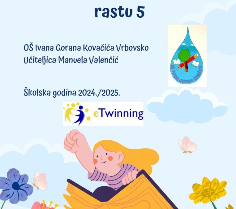 eTwinning projekt “Uz čitanje riječi rastu 5/Words grow by reading 5”