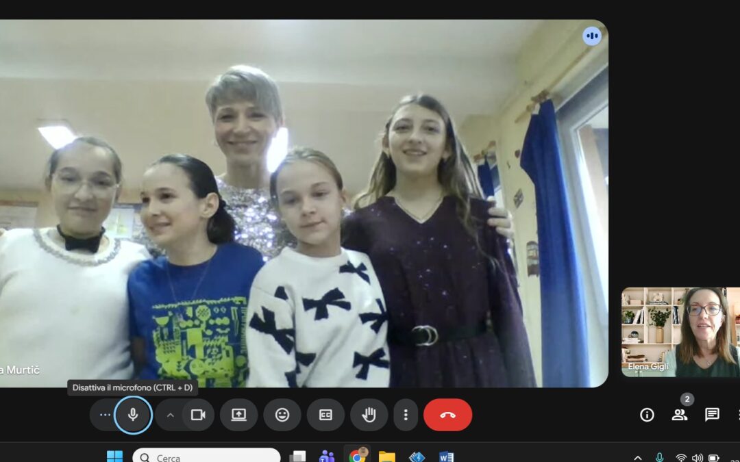 Videokonferenz im eTwinning-Projekt „Winterzauber“